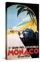 Vintage Apple Collection - Grandprix Automobile Monaco 1933-Trends International-Stretched Canvas