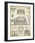 Vintage Architect's Plan III-Vision Studio-Framed Art Print