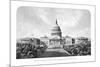 Vintage Architecture Print of the United States Capitol Building-Stocktrek Images-Mounted Photographic Print