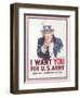 Vintage Army Recruiting Poster-null-Framed Giclee Print