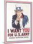 Vintage Army Recruiting Poster-null-Mounted Giclee Print