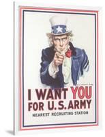 Vintage Army Recruiting Poster-null-Framed Giclee Print