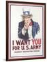 Vintage Army Recruiting Poster-null-Framed Giclee Print