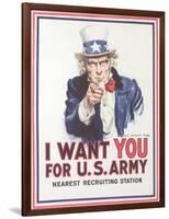 Vintage Army Recruiting Poster-null-Framed Giclee Print