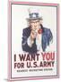 Vintage Army Recruiting Poster-null-Mounted Giclee Print