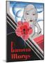 Vintage Art Deco Label, Parfumerie Marys-null-Mounted Art Print