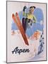 Vintage Aspen Ski Lift-Vintage Lavoie-Mounted Giclee Print