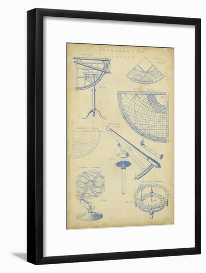 Vintage Astronomy I-Chambers-Framed Art Print