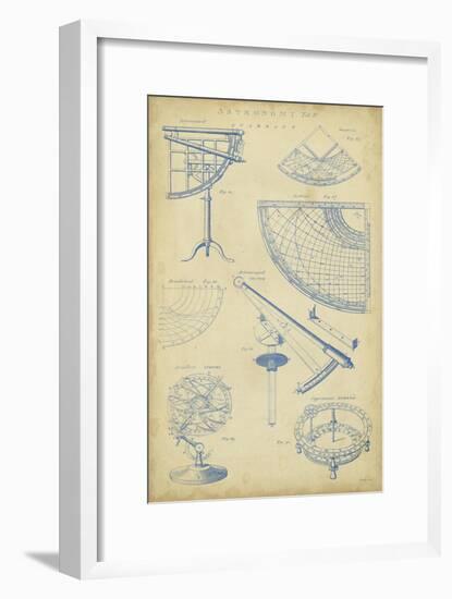 Vintage Astronomy I-Chambers-Framed Art Print