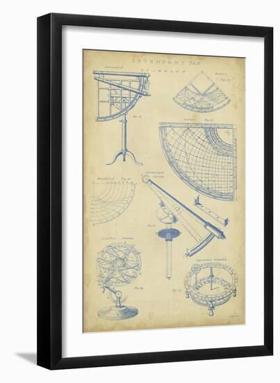 Vintage Astronomy I-Chambers-Framed Art Print