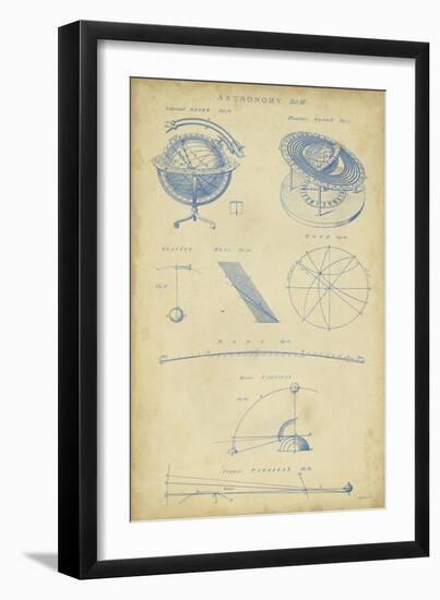 Vintage Astronomy III-Chambers-Framed Art Print