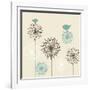 Vintage Background with Birds and Flowers-mcherevan-Framed Art Print