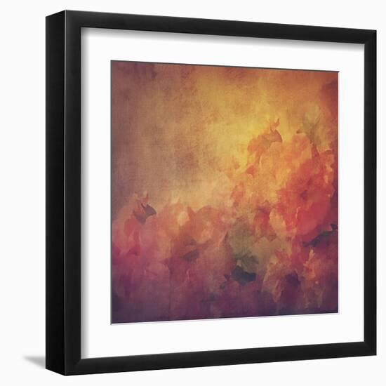 Vintage Background with Flowers (Roses)-kostins-Framed Art Print