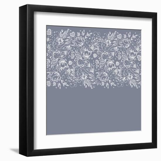 Vintage Background-irska-Framed Art Print