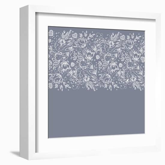 Vintage Background-irska-Framed Art Print