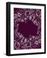 Vintage Background-irska-Framed Art Print