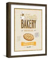 Vintage Bakery Poster-avean-Framed Art Print