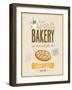 Vintage Bakery Poster-avean-Framed Art Print