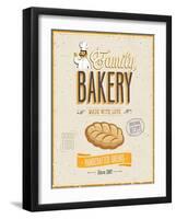 Vintage Bakery Poster-avean-Framed Art Print