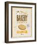 Vintage Bakery Poster-avean-Framed Art Print