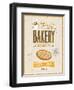 Vintage Bakery Poster-avean-Framed Art Print