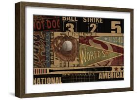 Vintage Ball Park-Eric Yang-Framed Premium Giclee Print