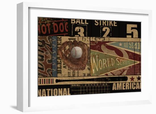 Vintage Ball Park-Eric Yang-Framed Premium Giclee Print