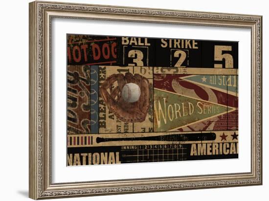 Vintage Ball Park-Eric Yang-Framed Art Print