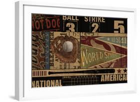 Vintage Ball Park-Eric Yang-Framed Art Print