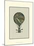 Vintage Ballooning IV-null-Mounted Art Print