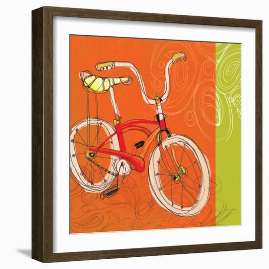 Vintage Banana Bike-Robbin Rawlings-Framed Art Print