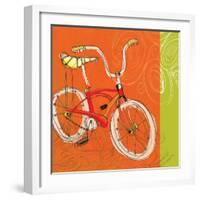 Vintage Banana Bike-Robbin Rawlings-Framed Art Print