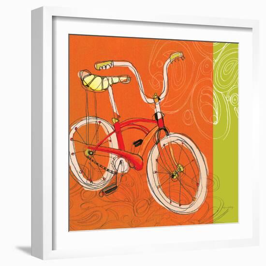 Vintage Banana Bike-Robbin Rawlings-Framed Art Print