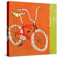 Vintage Banana Bike-Robbin Rawlings-Stretched Canvas