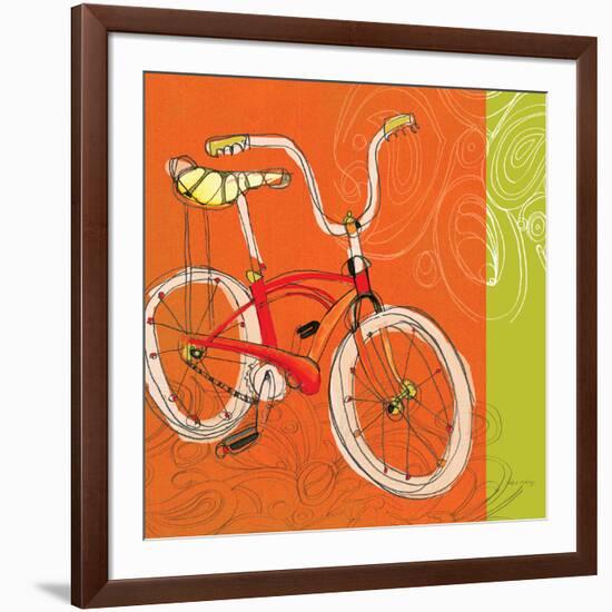 Vintage Banana Bike-Robbin Rawlings-Framed Art Print