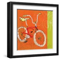 Vintage Banana Bike-Robbin Rawlings-Framed Art Print