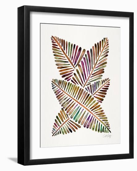 Vintage Banana Leaves-Cat Coquillette-Framed Giclee Print