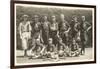 Vintage Baseball Team-null-Framed Art Print