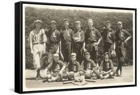 Vintage Baseball Team-null-Framed Stretched Canvas