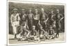 Vintage Baseball Team-null-Mounted Art Print