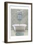 Vintage Bath-Milli Villa-Framed Art Print