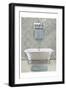 Vintage Bath-Milli Villa-Framed Art Print