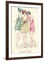 Vintage Bathing Beauties-null-Framed Art Print