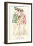 Vintage Bathing Beauties-null-Framed Art Print