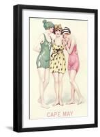 Vintage Bathing Beauties-null-Framed Art Print