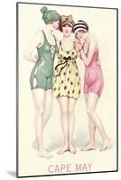 Vintage Bathing Beauties-null-Mounted Art Print