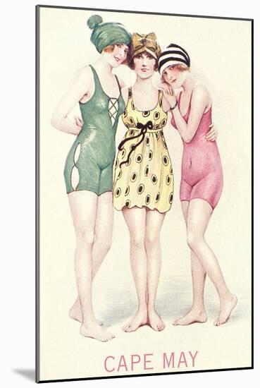Vintage Bathing Beauties-null-Mounted Art Print