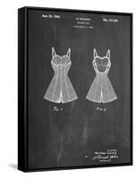 Vintage Bathing Suit Patent 1940-null-Framed Stretched Canvas