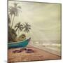 Vintage Beach Background-Sundari-Mounted Photographic Print