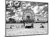 Vintage Beach, Black and White Photography, Wonder Wheel, Coney Island, Brooklyn, New York, US-Philippe Hugonnard-Mounted Photographic Print